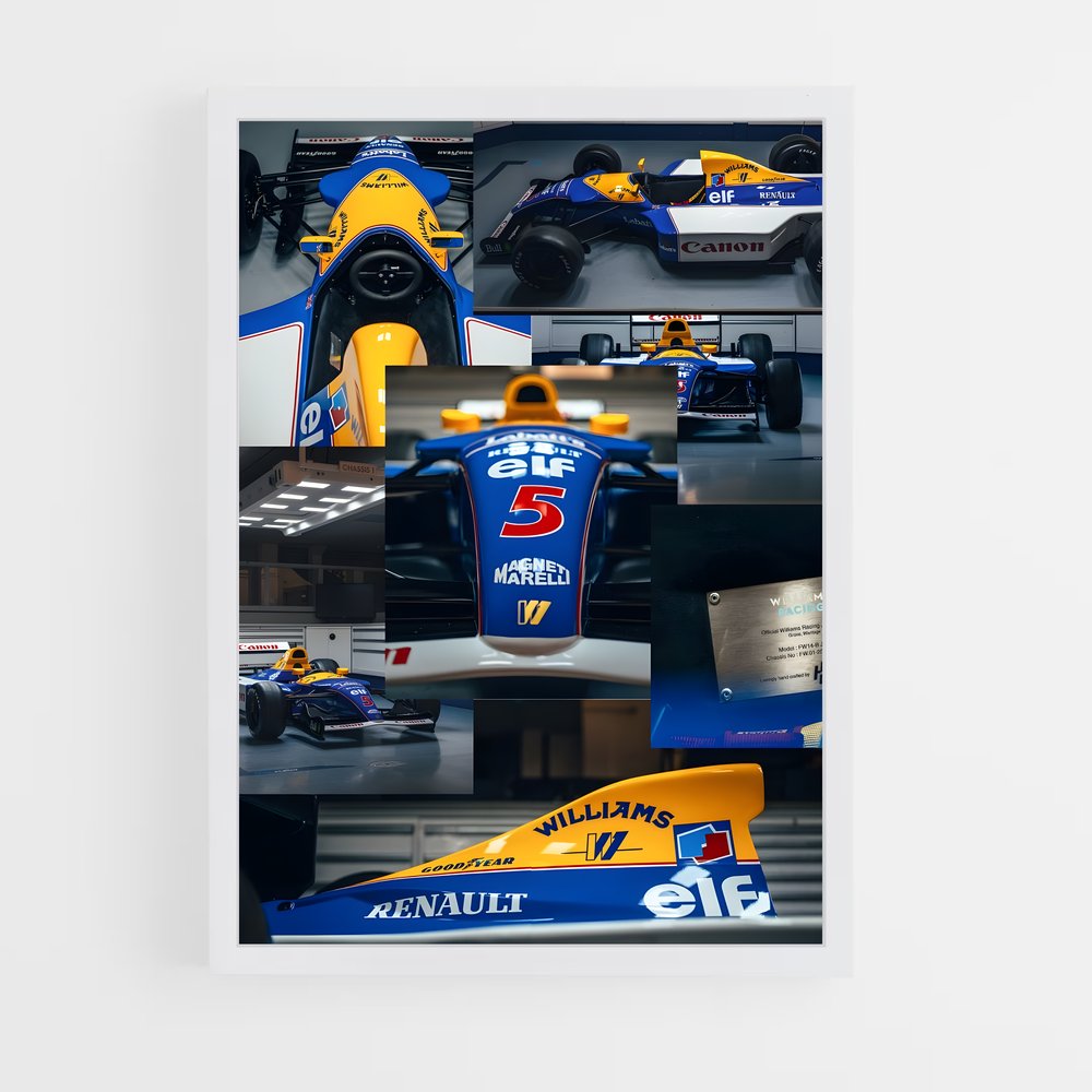 Poster Williams Infini – affiche Voitures de Formule 1 (vue 3)